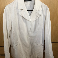 Bílé dámské sako s výšivkami, vel.M - 3