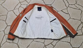 Pánská kožená bunda Tom Tailor velikost L - 3