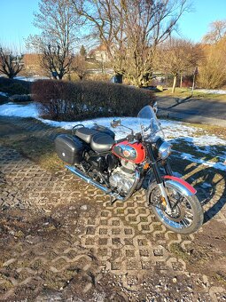 Prodám Royal Enfield classic 350 red/chrome - 3