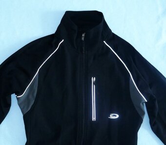 Cyklistická softshellová černá bunda, vel. M, zn. Crane - 3