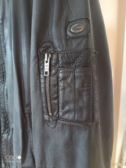 Luxusní kožená bunda Camel - 3