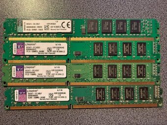 RAM DDR3 4GB – 1333 / 1600 MHz – desktop PC – více kusů - 3