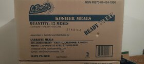 us army - MRE potravinová dávka Kosher / krabice / - 3