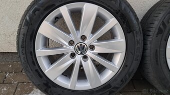 Prodám original letní alukola VW Passat 215 55 16 5x112 - 3