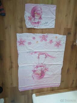 Dívčí dětské povlečení do postýlky Růžové 95 x 120 cm - 3