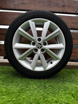 Alu kola 5x100 r16 s letním pneu (f3) - 3