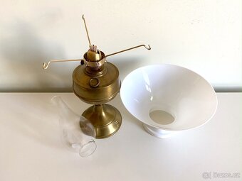 Stará petrolejová lampa Gerbrüder Brünner - 3