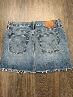 Levis džínová minisukně - 3