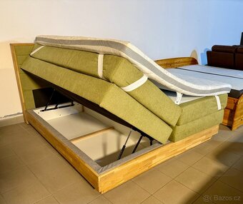 Manželská postel s úložným prostorem - NEPOUŽITÁ - 3