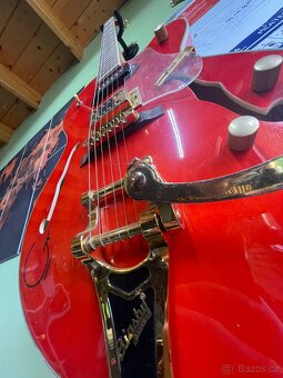 Gretsch elektroakustická kytara - pololubová (semi-hollow) - 3