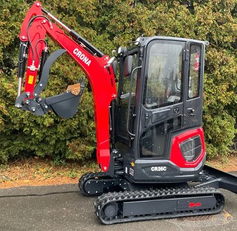 Bagr, minibagr 26C, motor-kubota - 3