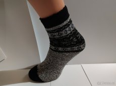 Pánské ponožky pletené z alpaky 3 páry 39-42 - 3