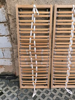 Lamelový polohovatelný rošt - 195 x 75 cm - 2 kusy - 3