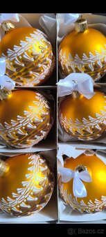 Ručně malované vánoční ozdoby - 3