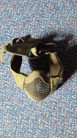 Maska AIRSOFT polstrovaná s mřížkou, minimálně používaná - 3