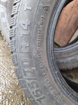 1x nejetá zimní pneu Barum 165/70 r14 - 3