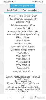 Dřevěný stolek pro TV 30-40, Stell SHO 1132 - 3
