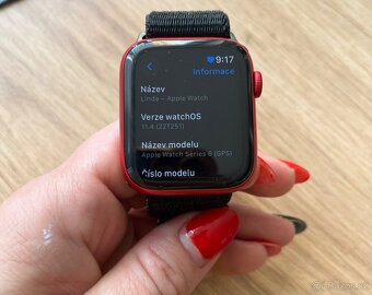 Prodám Apple Watch 6 Red - 3
