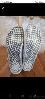 Barefoot tenisky ZAQQ - TIQQ Silver White stříbrné vel. 42 - 3