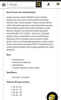 Revit Tryonic See+ Chránič páteře - 3