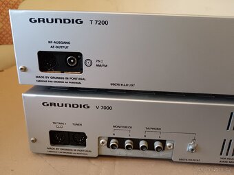Grundig V 7000 Stereofonní zesilovač a Grundig T7200 Tuner - 3