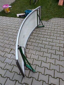 Polykarbonátova stříška v hliníkovém rámu - 3