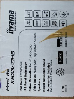 ProLite XB2380HS 23” LED IPS full HD monitor - 3