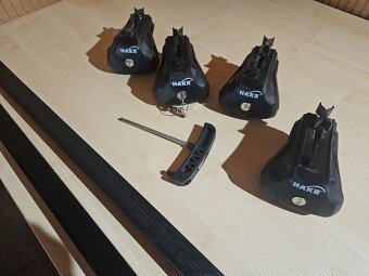 střešní nosič, zahrádka příčník Hakr na lyžiny (hagusy) - 3