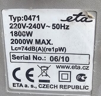 Vysavač ETA po babičce - 3