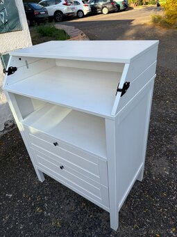 Přebalovací komoda IKEA Sundvik - bíl. mořidlo - 3