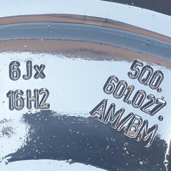 Disky na Škoda, VW, Seat, Audi 6Jx16 ET43 č. AF77 - 3