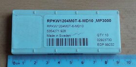 Destičky břitové SECO - RPKW1204M0T-6-MD10 MP3000 - 3