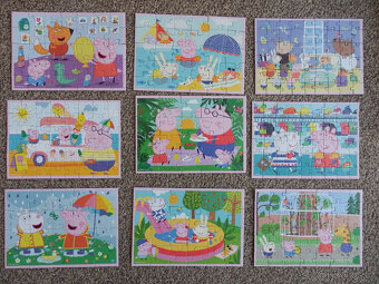 Puzzle 9 v 1 prasátko Peppa - 3