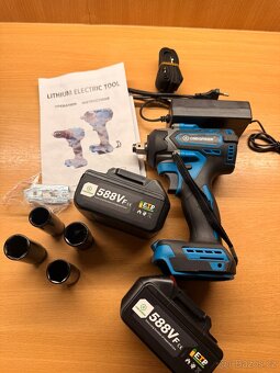 Aku rázový utahovák 21V - 3