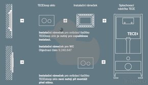 wc tlačítko Tece Loop sklo černá lesk 9240656 (5.100 Kč) - 3