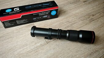 500mm F/8 teleobjektiv s manuál.osřením - 3