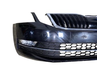 Přední nárazník černá metalíza LF9R Škoda Octavia 3 FL 2019 - 3