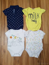 Trika, body a tepláky 9-12m 10Kč/ks - 3