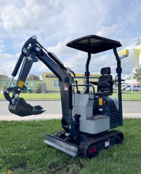 minibagr, pásový bagr, motor Kubota, bagřík - 3