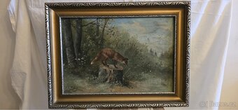 Obraz Liška na lovu - F. Hoffmann - 3