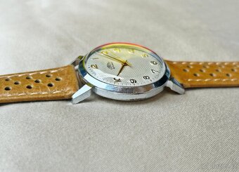 Československé mechanické vintage retro hodinky PRIM Pavúk - 3