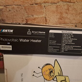 Solární regulátor MPPT Antik Water Heater PWH 01 V3+ 3kW (pr - 3