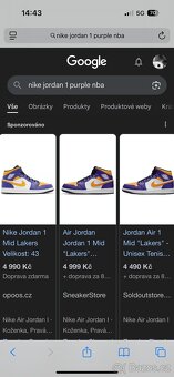 Nike jordan1 mid lakers - 3