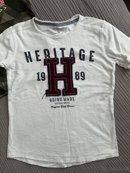 3x tričko vel 122-128 - 3