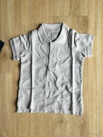 Dvoje nová trička s límečkem H&M vel. 74 - 3