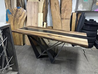 Epoxidový stůl ořech - 3