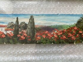 Ručně malovaný obraz Florencie Itálie - 3