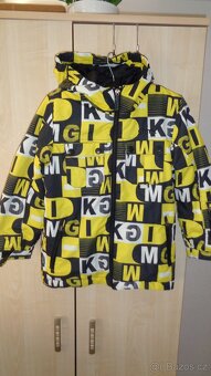 Dětská zimní bunda vel.psaná 116 - 3