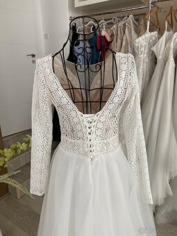 Svatební šaty vel.34-38 - 3