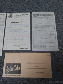 Faktura o koupi psacího stroje z roku 1937 - 3
